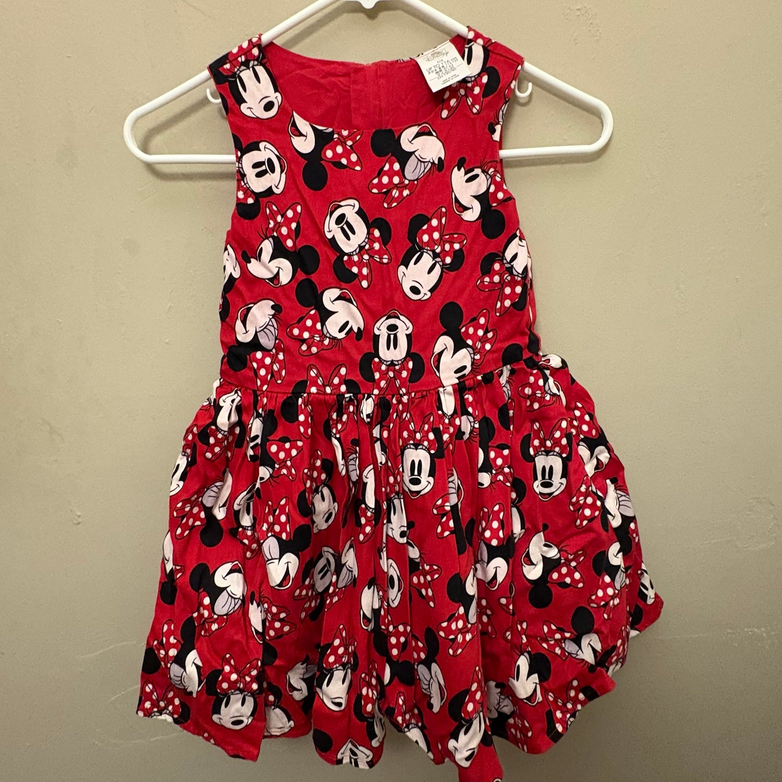 Disney Store Minnie Mouse Red Dress- Pre-Owned - Size 5/6