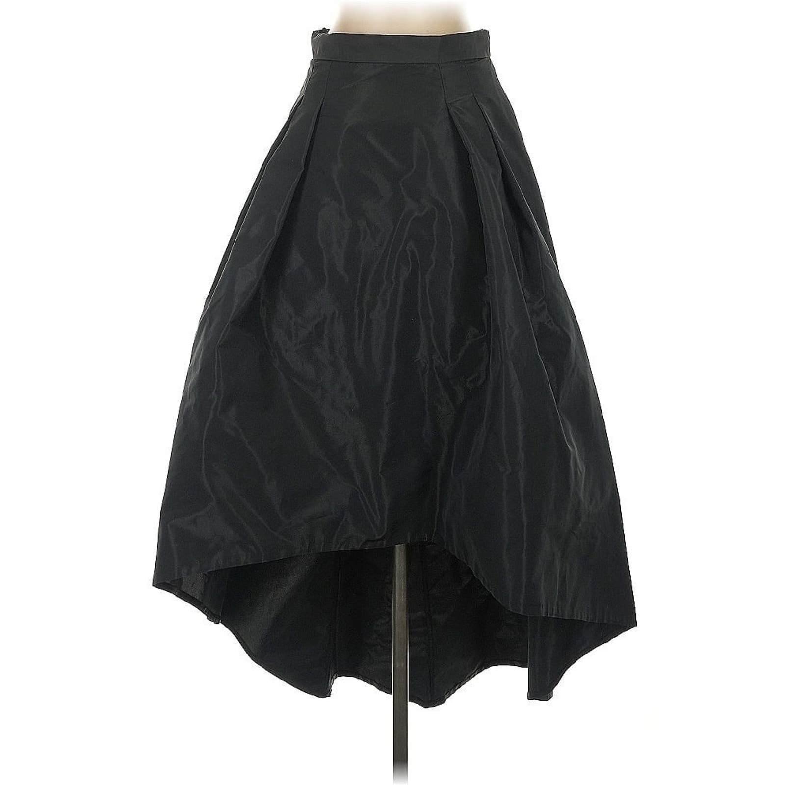 Teri Jon Classic Black Full Circle Skirt Organza 4