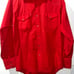 Wrangler x long tails red shirt pearl snaps 15 1/2 -34 western