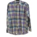 Cinch Men's Western shirt tan plaid M button up.