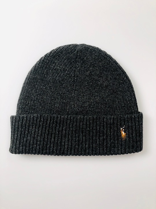 Reizen Fraude Beweging NWT POLO RALPH LAUREN MERINO LAMBSWOOL GRAY WINDSOR HEATHER BEANIE HAT  iuu.org.tr