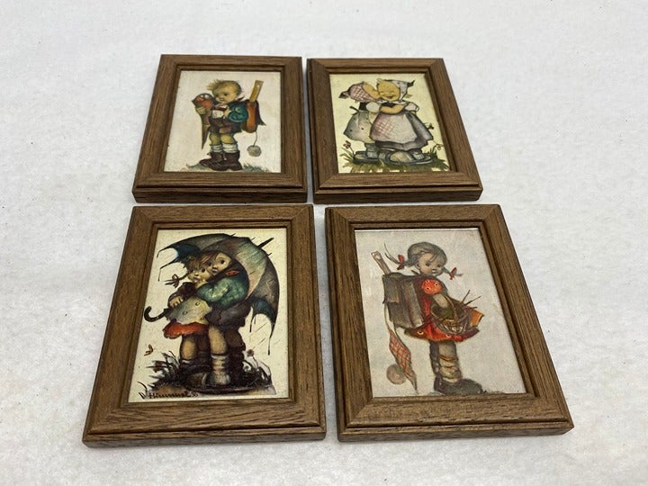 Vintage Hummel Art Print Set of Four Illustration