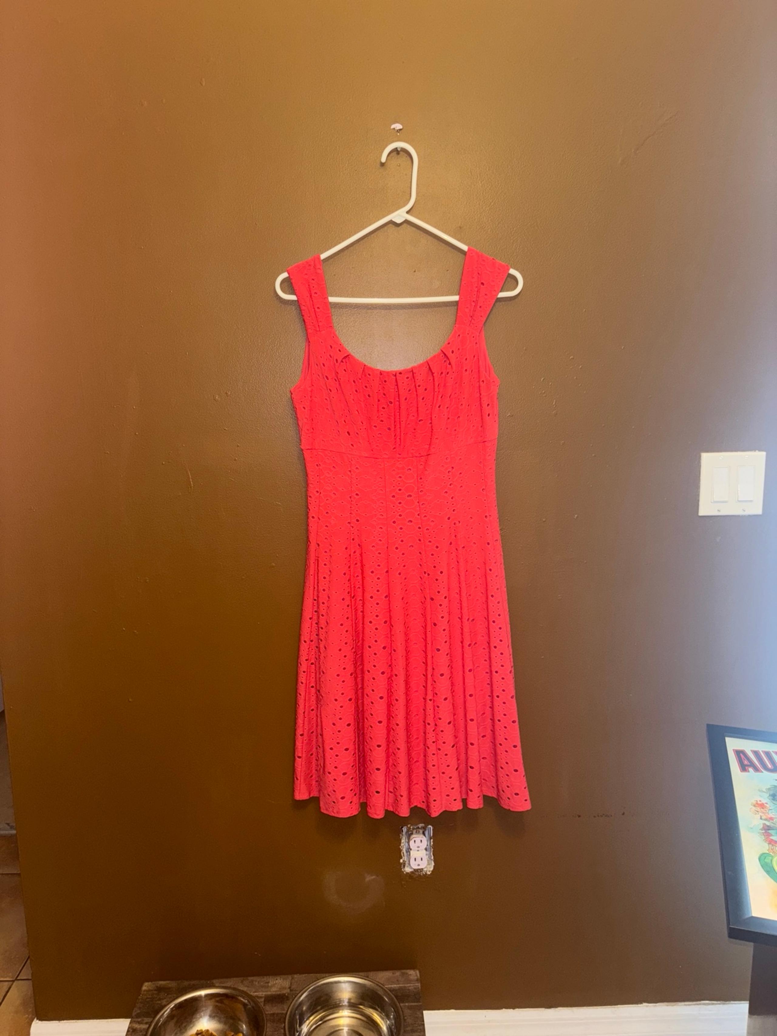 London Times red Midi dress