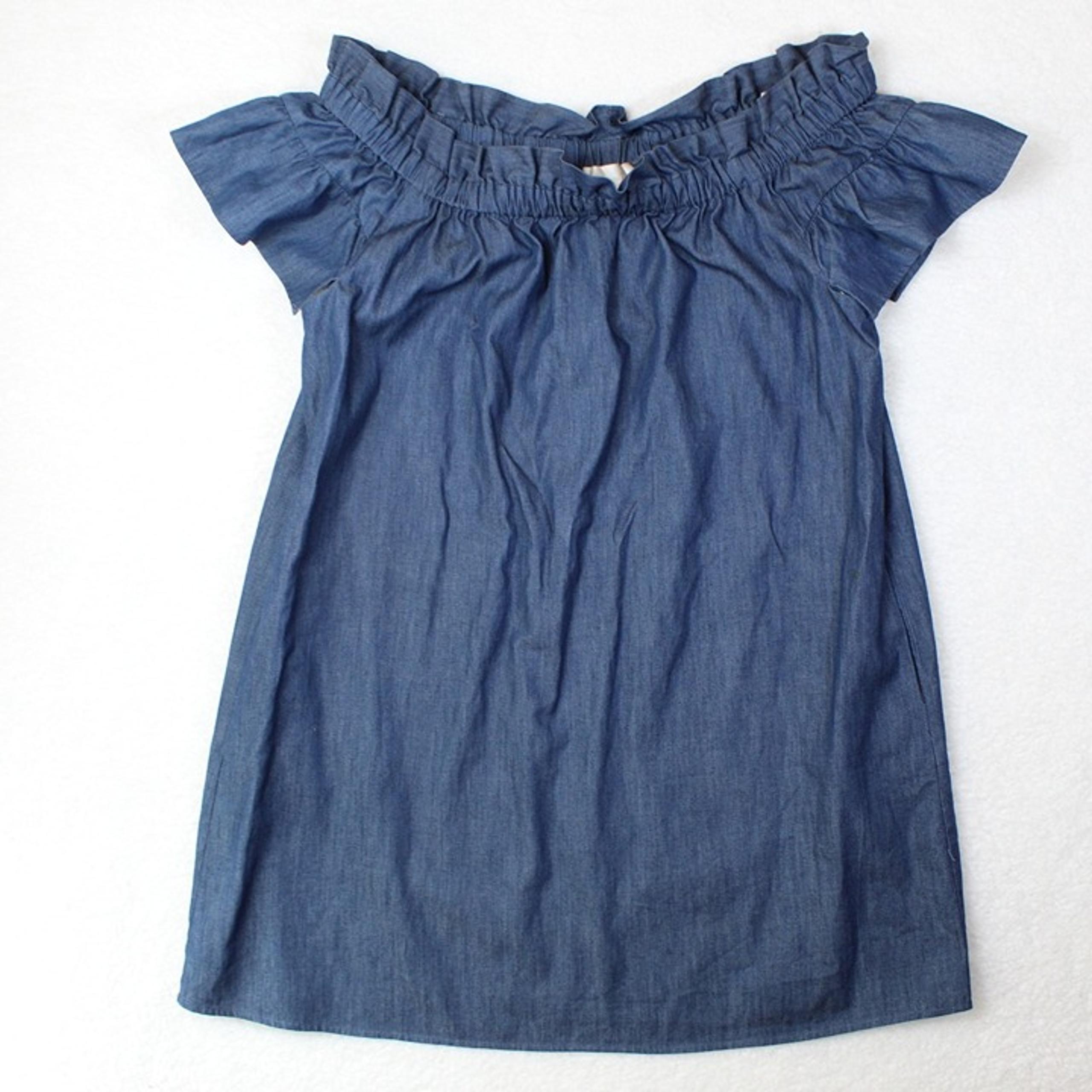 Corey Lynn Calter Denim Dress Anthropologie Womens Large Boho Festival Resort