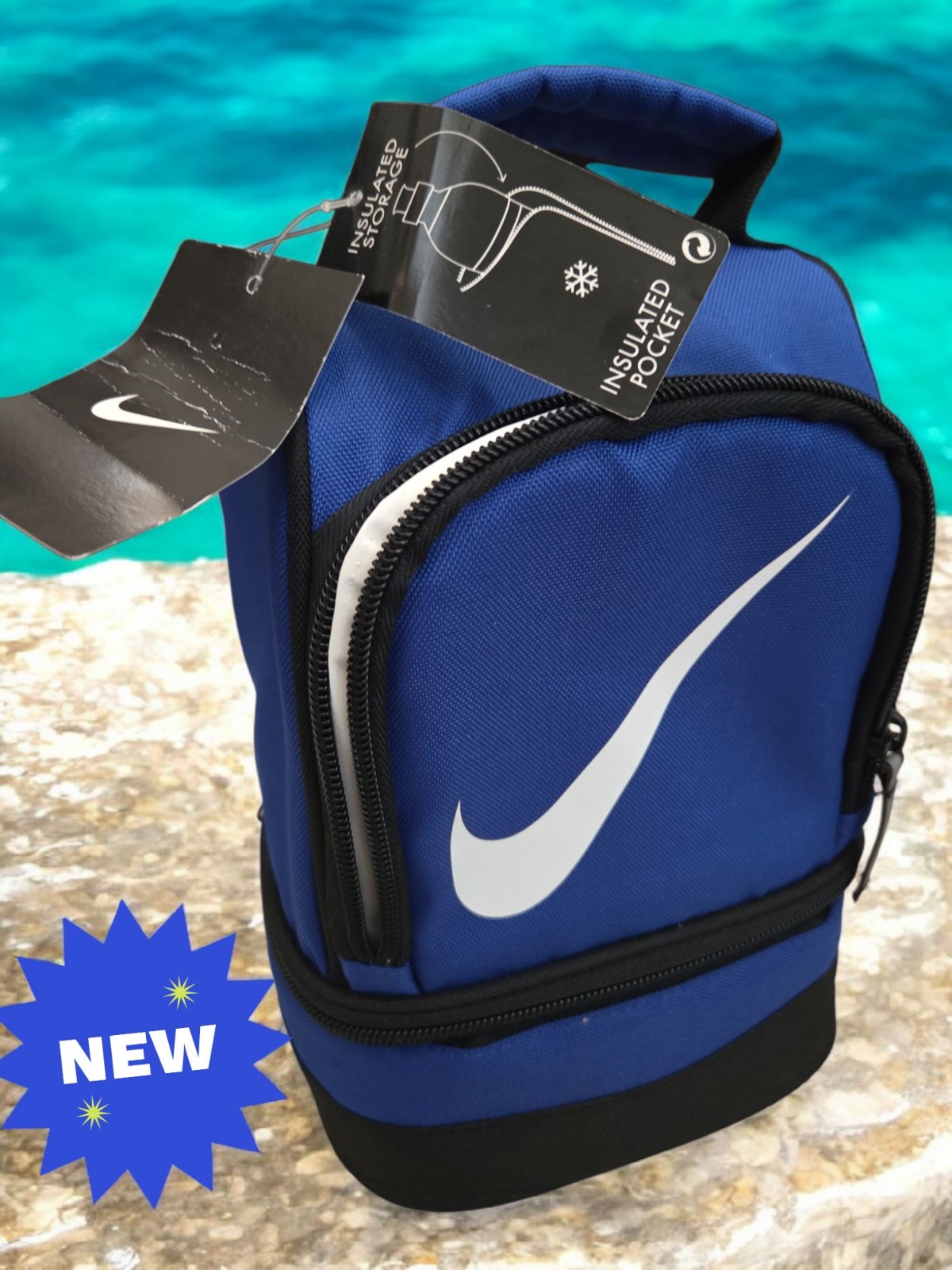 Nike insulated pocket storage lunch box bag retired