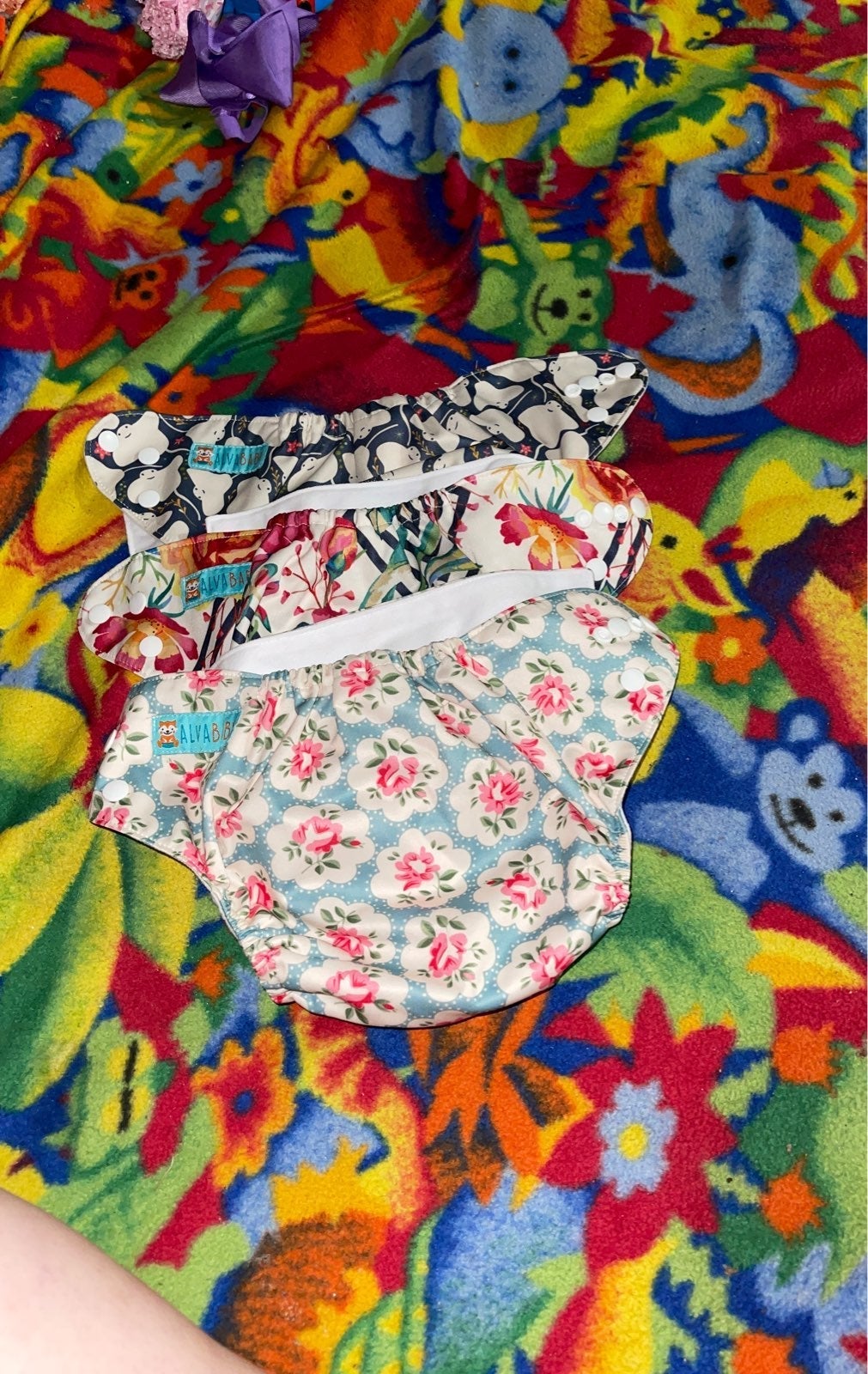 Girl Cloth Diapers and Inserts