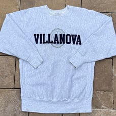 Vintage 90s Champion Reverse Weave Villanova Crewneck Sweatshirt