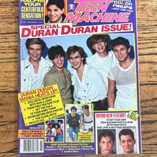 Teen Machine Magazine July 1985 Ralph Macchio Centerfold Duran Duran Wham R Lowe