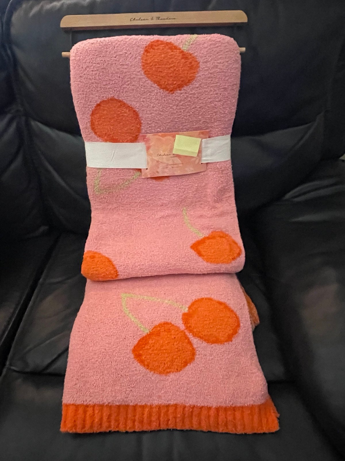 Chelsea and Theodore Cherries Throw