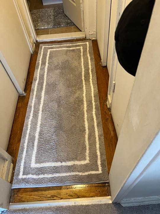 NEW Runner Rug for Bathroom, 24x59 Modern Light Gray Large Bathroom Rug