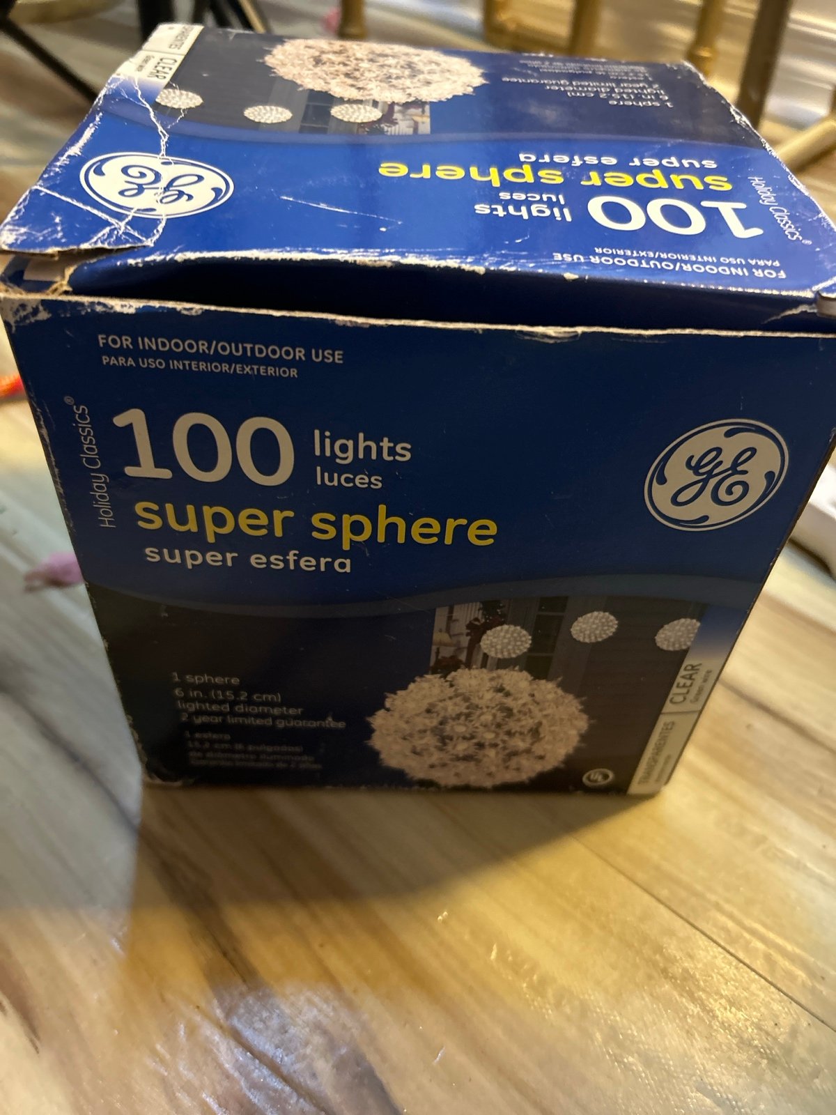 100 lights súper sphere