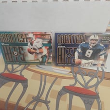 1998 Troy Aikman and Dan Marino insert