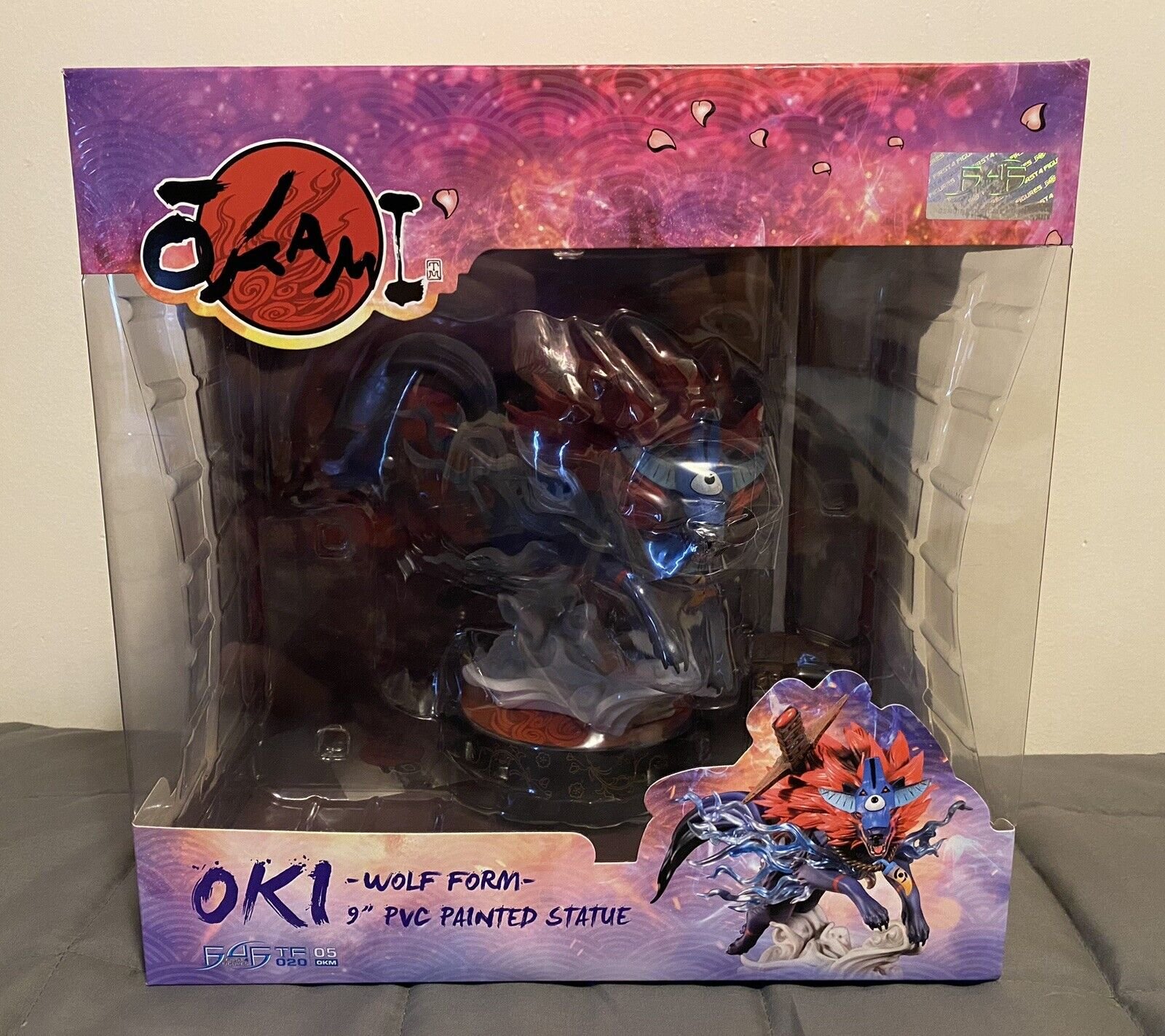 First 4 Figures Okami: Oki Wolf Form (Standard Edition) 9” PVC Statue