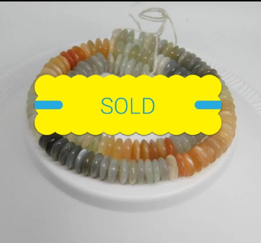 Multi-Moonstone Gemstone Beads