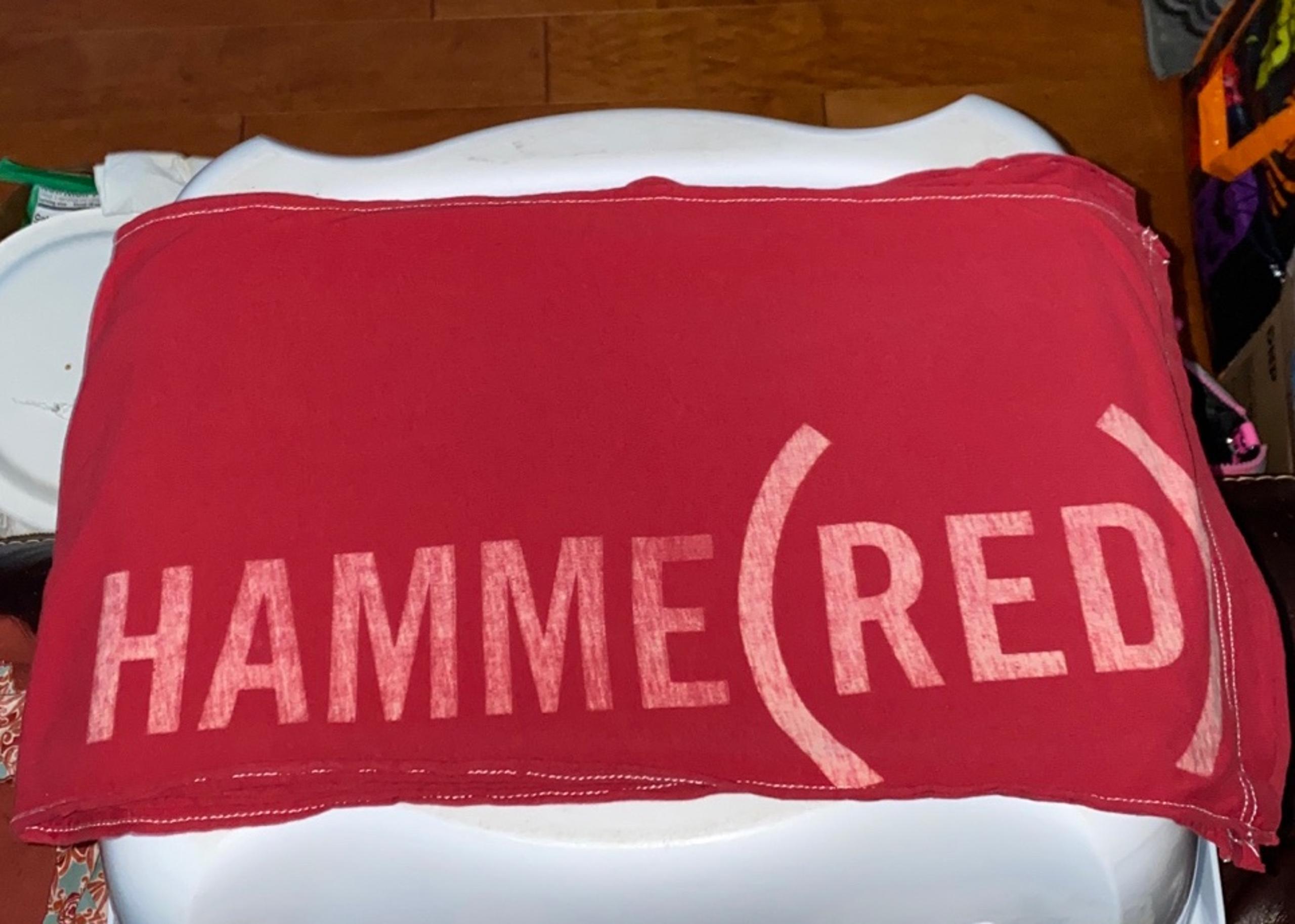 Gap Red Collection Hammered Scarf