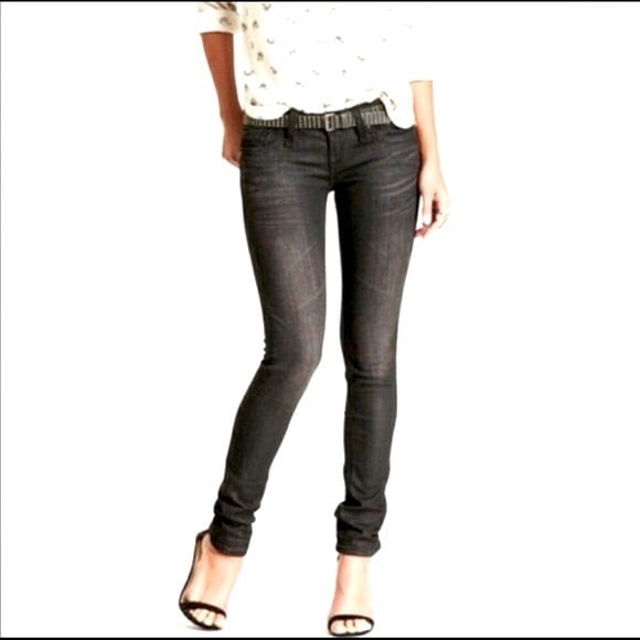 Rock Revival 'Tara' black skinny jeans