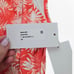 Michael Michael Kors Coral Orange Pink Tropical Tankini Halter Swim Top Size XS