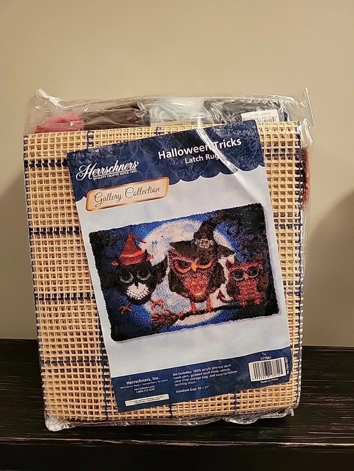 Herrschners® Halloween Tricks Kit & Hanger Latch Hook Kit