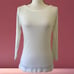 White Vineyard Vines Boatneck Simple Tee Small NWT