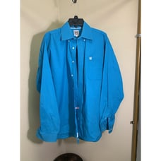 Cinch Mens Blue Long Sleeve Button Up Shirt! Size S
