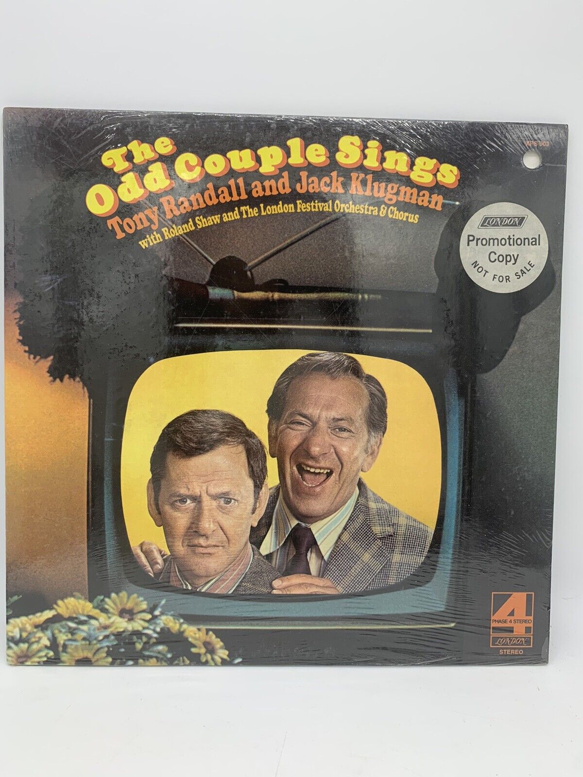 Tony Randall and Jack Klugman The Odd Couple Sings 1973 LP Promo New Sealed