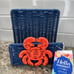 3-pc Resin Wicker Crab Theme Bundle