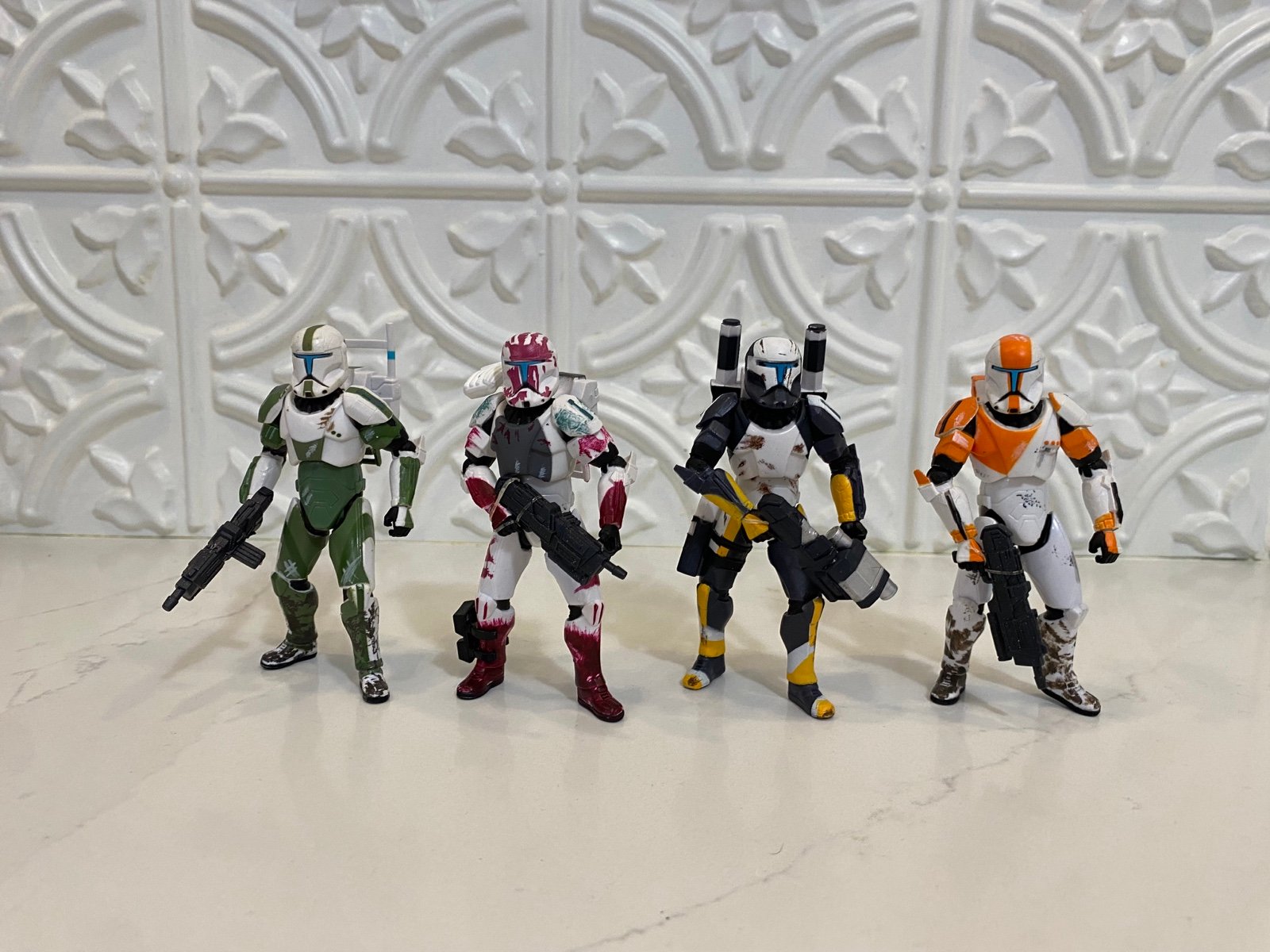 Star Wars The Saga Collection Republic Commando Delta Squad 3.75” Figures