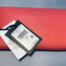 DKNY Zip Around Pink Leather Wallet
