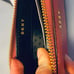 DKNY Zip Around Pink Leather Wallet