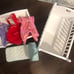 American Girl Bitty Baby Crib, Changing Table, outfits, carrier, diaper bag LOT