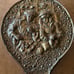 Antique Brass leather wooden fireplace bellows
