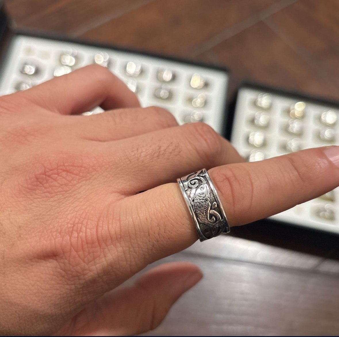 Silver Design Ring