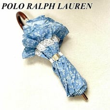 【Rare Pattern】Polo Ralph Lauren Umbrella, Sun & Rain, Floral, Folding, Frill, Lace