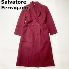 ## Ferragamo Wool Long Coat Size 42 Vintage