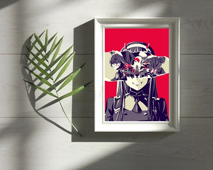 DARLING in the FRANXX films movie canvas poster home decor wall art 24x36inch