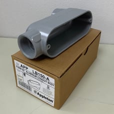 New Appleton Form 85 Aluminum Conduit Body Type LB150-A 1.5 Threaded For Rigid