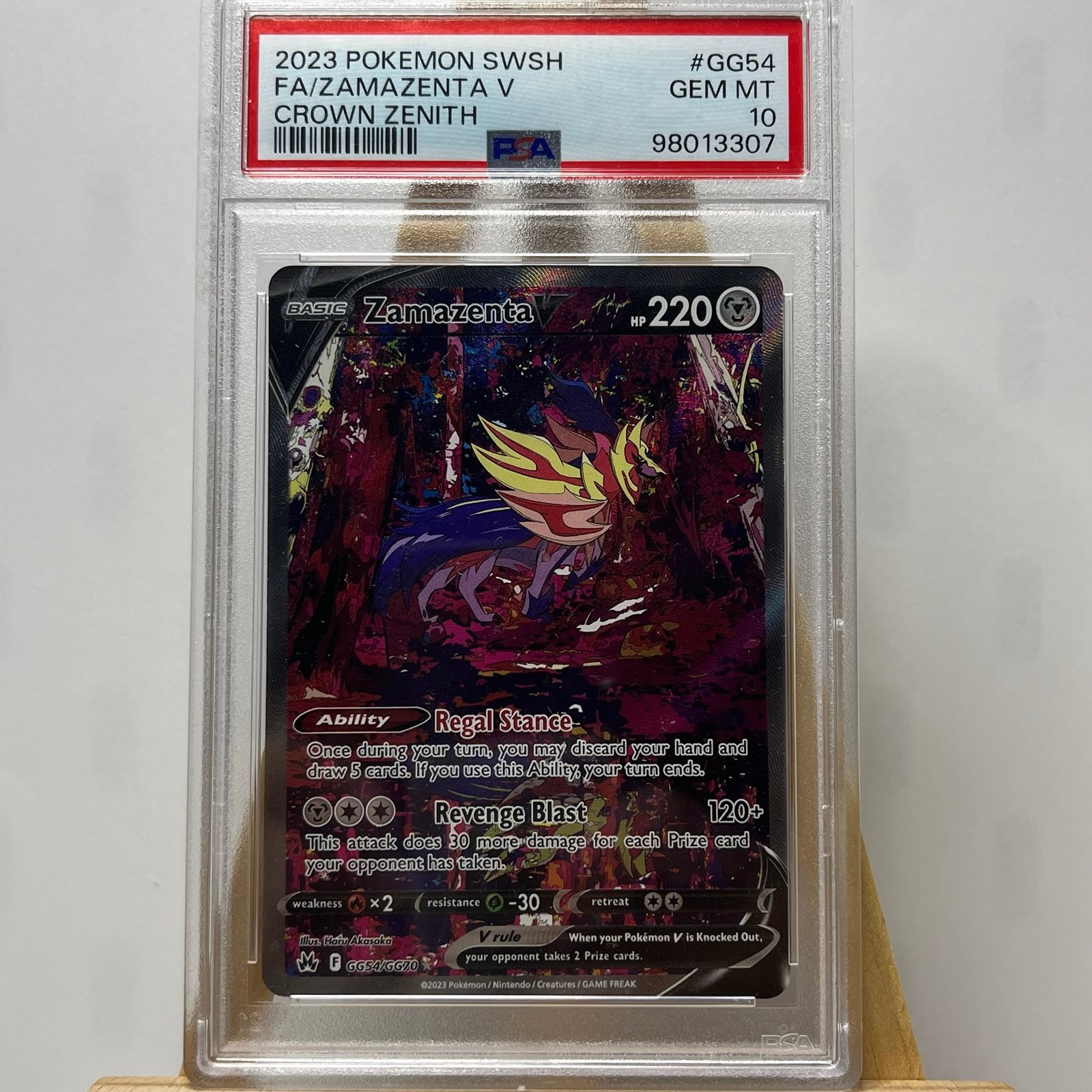 Pokemon Crown Zenith - Zamazenta V PSA 10 #GG54