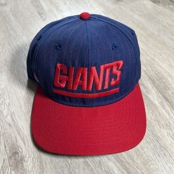 Vintage Sports Specialties New York Giants Hat Snapback NFL Pinstripe Wool Cap