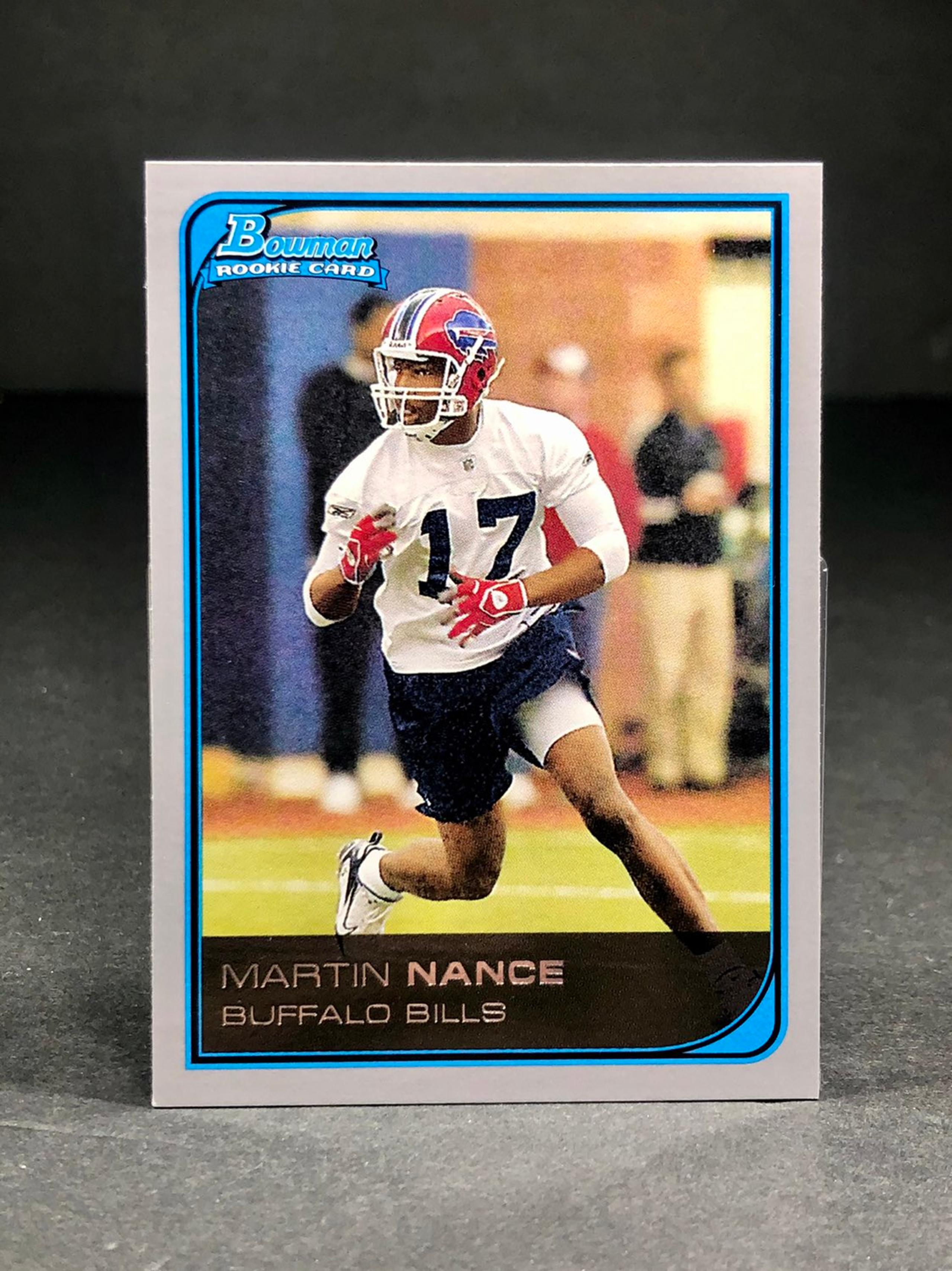 2006 Bowman Martin Nance RC RC Buffalo B