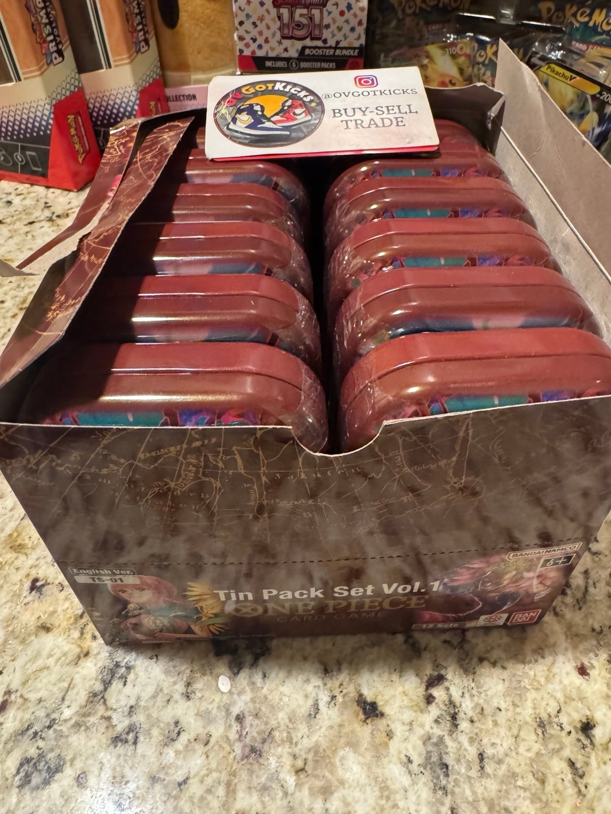 One piece complete set of tin Sealed