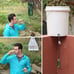 Outdoor Water Filter Kit With Bag - Grey