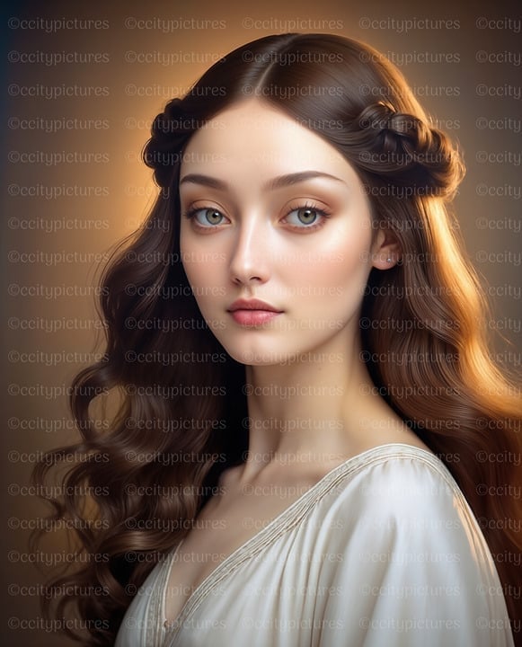 Fine Art Giclee Print, Portrait of a Woman #24-0811