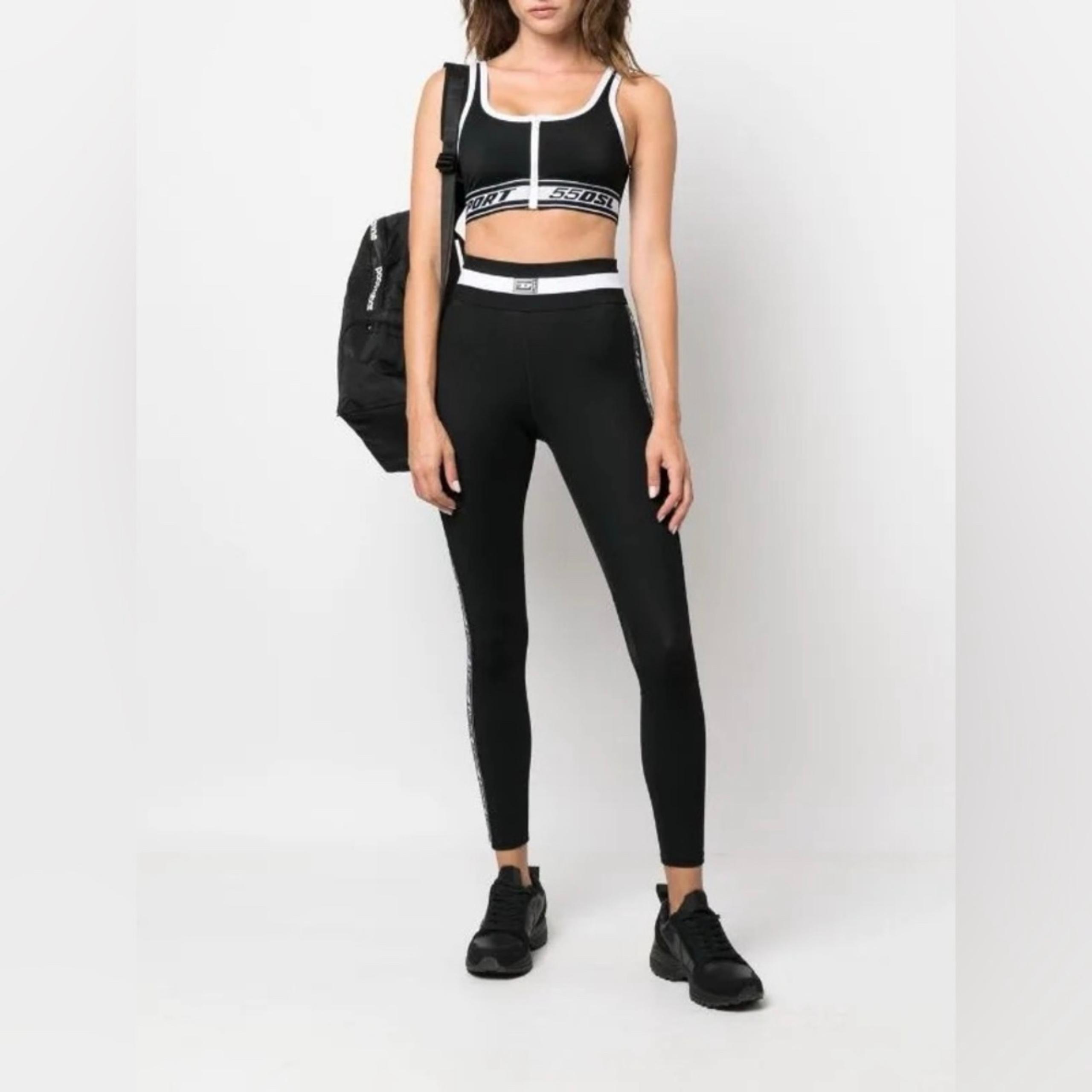 Sport 55DSL Black Leggings - DIESEL