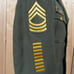 Vintage 1957 United States Army Green 44 Wool Serge Jacket Coat Size 37S