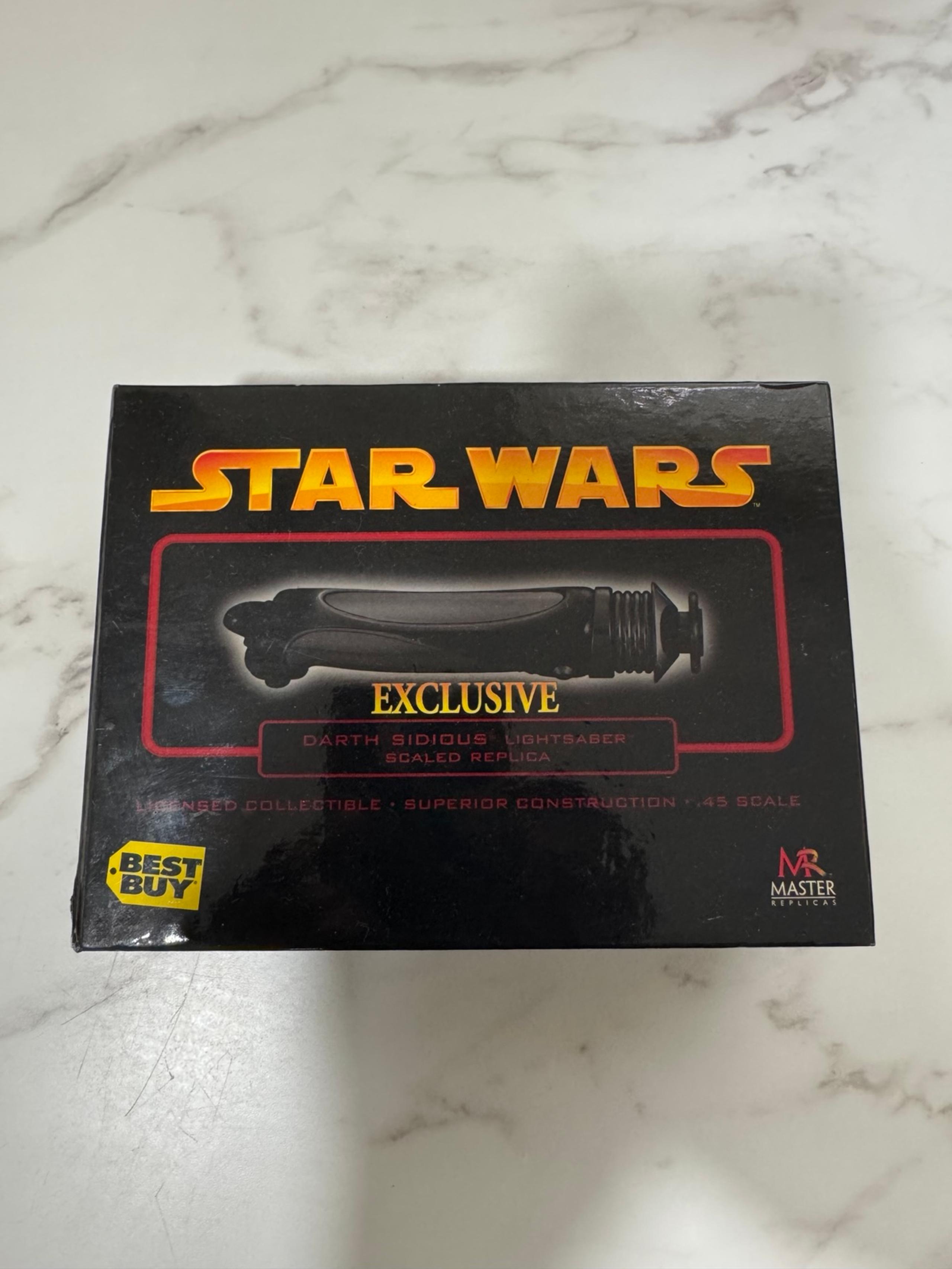 Star Wars Darth Sidious Lightsaber .45 Scale Best Buy Master Replicas SW-324