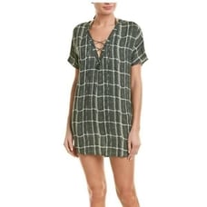 VIX Paula Ahermanny Marcy Caftan, Green Tortuga Print - Size M, BNWOT