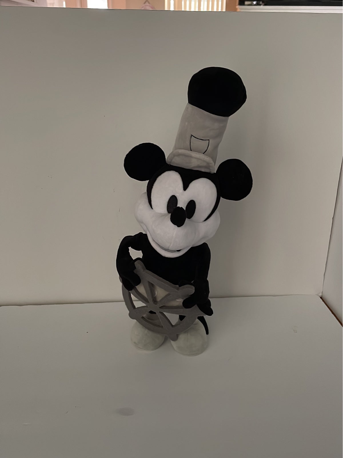 Mickey Mouse 90th Special Edition Steamboat Willie Animated Plush Doll w/ Sound