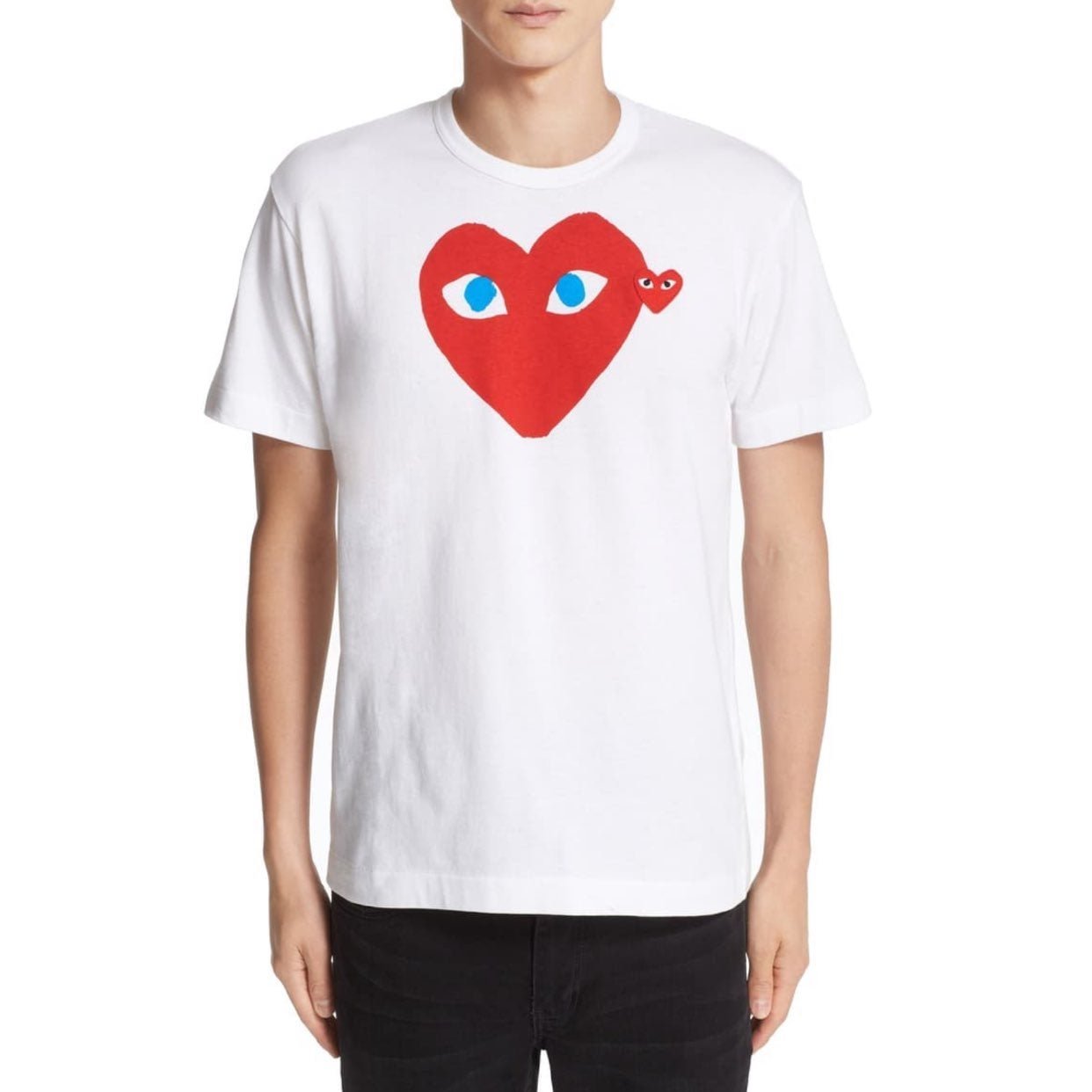 Comme Des Garcons CDG Heart Face T-Shirt