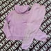 VS PINK Perfect Bling Full Zip Hoodie Classic Pants Outfit M Purple Shine Logo