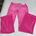 NEW JUICY COUTURE OG BLING HOT PINK VELOUR TRACK PANTS WOMENS SMALL